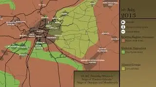 The Battle of Damascus (2011-18): Every Day [Syrian Civil War]