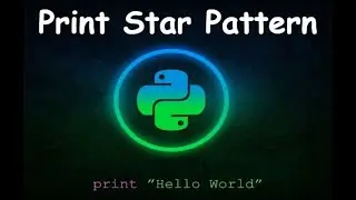 Python program to print Star Pattern || GENERAL PYTHON PROGRAMMING QUESTIONS