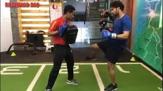Rajkumar Rao Sir Training Kickboxing at Shillong Gold Gym🔥🇮🇳 #shorts
