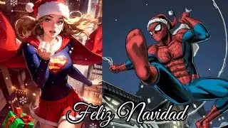 Spider-Man y Supergirl Especial de Navidad