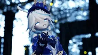 [Genshin impact MMD/60fps] Furina [Without Me] #genshinimpact #furina #focalors #fontaine #trending