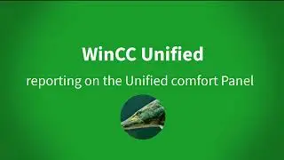 WinCC Unified Comfort Panel: create reports on the panel