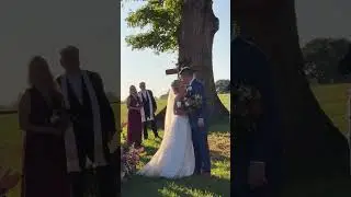 Beautiful Fall Wedding Ceremony