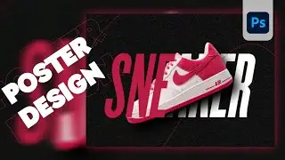 Shoes Poster Design in Photoshop by Adobe Noix