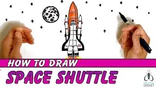 How to Draw a Spaceship Step by Step | Art Lesson for Kids