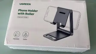 One of the Best Adjustable Smartphone Desk Stands: UGREEN Aluminum Phone Holder (Unboxing in 4K)
