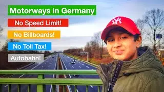 Highways in Germany without speed limit | Autobahn in Germany 4K | Urdu/Hindi