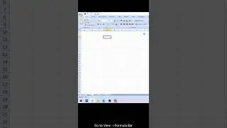 Excel Tips & Tricks ! Excel Formula bar! 