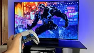Spider Man 2 PS5 Slim Gameplay 4K 120hz HDR | LG OLED C4 48