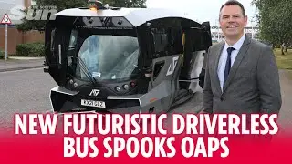 New futuristic driverless buses spooking OAPs in Scots city