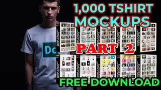 [Part 2] 1000 T-shirt Mockups | Free Download