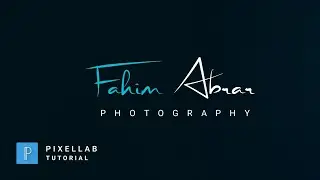 How To Create Own Signature Logo For Photography In PixelLab | Signature Watermark | PixelLab
