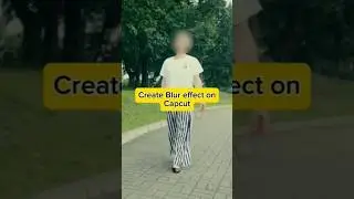 How to Blur a video part in Capcut 