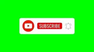 Youtube Animated Green Screen Subscribe Button with Bell icon Sound tan tan Click Subscribe Button