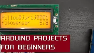 Connecting the display to the Arduino. Simple projects for beginners. LCD Screen.