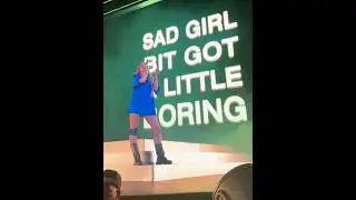 Tate McRae performing "Cut my hair" tonight in Raleigh NC!