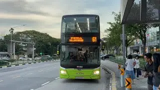[1/2] SMRT Buses MAN ND323F A95 (Batch 4) SG6120K on Service 61
