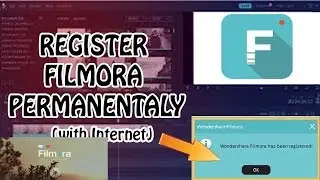 How To Register Wondershare Filmora Permanently For Free..