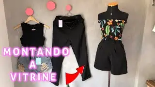 Como arrumo a vitrine com apenas um manequim