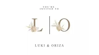 Undangan Pernikahan Digital Tema Rustic #wedding #invitation #rustic #aesthetic #viral #nikah