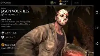 MKX Mobile Jason Faction Wars - Slasher Jason Obtained