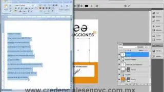 credenciales en pvc, como diseñar credenciales en photoshop adobe