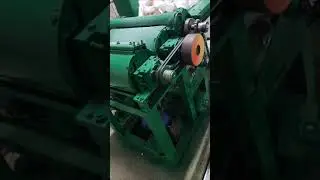 станок для переработки текстильных отходов.