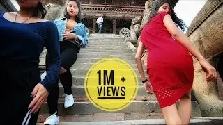 How to speak in Hindi with a Nepali Girl || Bhaktapur Durbar Square ||