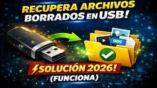 ✅ Cómo recuperar archivos borrados de USB en minutos ⚡ SOLUCIÓN 2026 (Funciona)