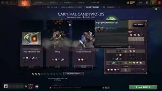 Dota 2 Dark Carnival Candy Rerolls got arcana SKYWRATH MAGE!