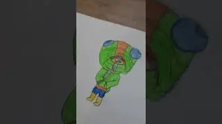 нарисовал леона👍👍👍 #brawlstars #shorts