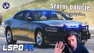 Zastavuji a naháním lidi :D | GTA V LSPDFR | Wigleg CZ/SK