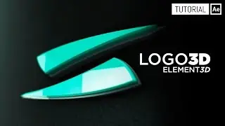 Logo 3D + Element3D - Tutorial After Effects