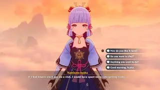 All Kamisato Ayaka Teapot Voicelines  ( English ) | Genshin Impact