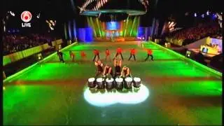 Sterren dansen op het ijs 2011 (Finale) - Percossa drummers