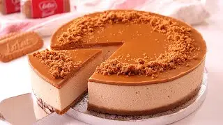 Lotus Biscoff Cookie Tart - Easy Tart without Oven!