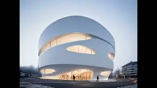 Modern Conceptual Building Architectural Views II Design Solutions #shorts #animation #3dmodel