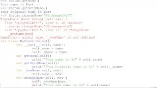 Python 3 Tutorial 15: Objects and Classes 3