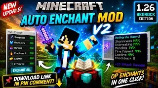 Auto enchant mod Minecraft 1.21 + download link 🔗 