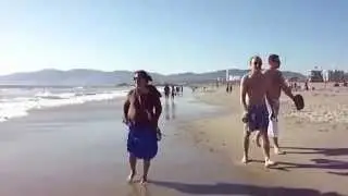 Santa Monica Beach... reversed