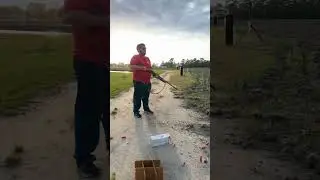 Shooting some skeet with the Winchester SX4 12 gauge.