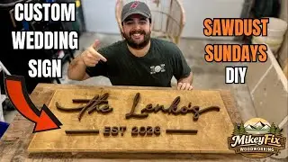 How to Make a DIY Custom Wedding Sign That Looks Professional