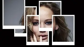 Collage de imagenes con Efecto de Camara Instantanea Photoshop Tutorial