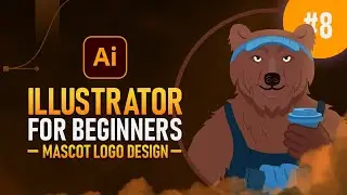 Adobe Illustrator for Beginners #8 | Mascot Logo Design (pt.1)