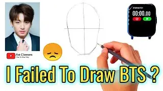 How To Draw BTS Jungkook Drawing Tutorial | Face Drawing | 防弾少年団 | Pencil Drawing | Boy Drawing