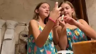 Night routine shower 