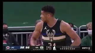 Giannis Antetokounmpo Gyro Step confuses Ibaka - a kid from Sepolia |  2019 nba mvp