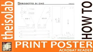How to print large format pdf files in A4 with acrobat reader