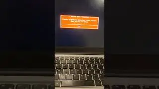 How to solve Error: Invalid Signature detected. Check Boot policy in setup, issue during system boot
