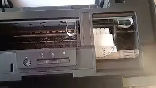 EPSON L1800 Manually nozzle Clean & self test print